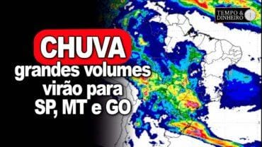 Chuva pesada no Sudeste, pontuais no Nordeste e com ligeira trégua no Sul