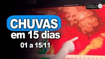 Previsão para novembro: temperaturas abaixo da média e chuvas acima da média, explica Ronaldo Coutinho