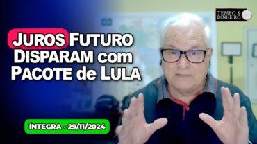 Juros futuros disparam com pacote de Lula e dólar acima de R$6,00. Feriado nos EUA de olho na soja