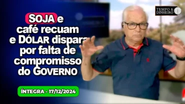 Dólar dispara com falta de compromisso fiscal de Lula. Soja e café recuam. Chuvas para o Sudeste