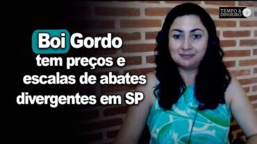 Boi gordo tem preços e escalas de abates divergentes em São Paulo, informa Shirley Menezes, do CEPEA