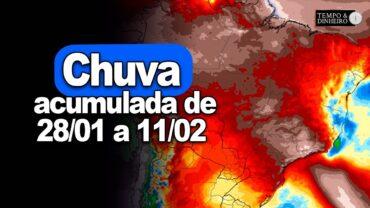 Previsão do tempo até dia 1º de fevereiro: alerta de muita chuva no país, exceto em parte do RS