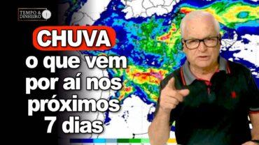 Muita chuva para o Brasil nos próximos dias e volta delas para o RS