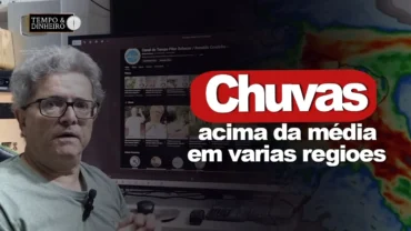 Chuvas intensas e acima da média em boa parte do país
