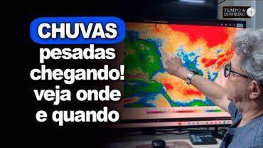 Chuva chega neste final de semana ao RS mas não para todos. Chuvas pesadas no Sudeste, diz Coutinho