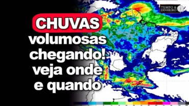 Chuva generalizada nos próximos dias no Brasil e volumosas no Sudeste e Norte do País. Alívio no RS