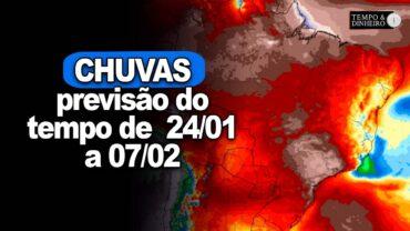 Chuva em boa parte do País, reduz pontualmente no Centro-Oeste e no RS. Calor diminui, diz Coutinho
