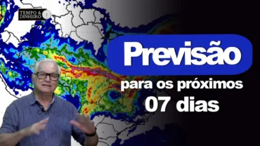 Veja a previsão do tempo para os próximos 7 dias pelo Cosmo Inmet