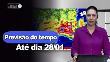 Previsão do tempo para o Brasil até o dia 28 de janeiro, com Karina Botião