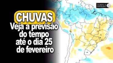 Veja a previsão do tempo até o dia 25 de fevereiro com  João Batista Olivi