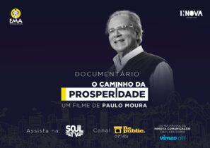 Filme “O Caminho da Prosperidade”, com Paulo Guedes, já está disponível ao público