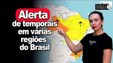 Calor! Muito calor no Brasil, com temporais em várias regiões do país