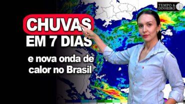 Chuvas fortes em boa parte do País e nova onda de calor com temperaturas próximas dos 40 graus