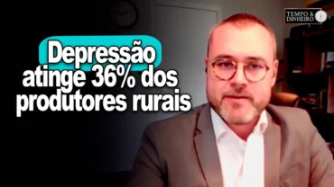 Depressão atinge 36% dos produtores rurais, o dobro em comparação aos moradores das cidades