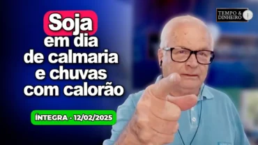 Soja em dia de calmaria. Café dispara novamente. Chuvas e calorão nos próximos dias no Brasil