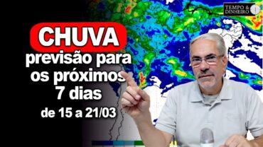 Previsão do tempo: chuvas concentradas na região Norte, parte do Sudeste e norte do Nordeste