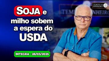 Soja e milho sobem a espera do USDA. Café sobe em NY e clima no radar. Frente fria com chuvas ao Sul