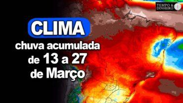 Loteria do clima no Sul, chuvas em MG e BA. Chove no Centro-Norte e Sudeste, alerta Coutinho