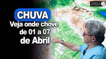 Chuvas boas nos próximos 15 dias no País, menos no SEALBA e PE. Temperaturas sobem