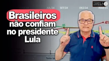 Pesquisa Ipsos-Ipec diz que 58% dos brasileiros não confiam no presidente Lula, por que será?