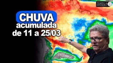 Chuvas melhoram em boa parte do Br, mas ficam devendo no RS, Paraguai e Argentina, informa Coutinho