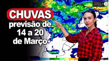 Previsão do tempo: veja como fica o clima até o dia 20 de março com Fernanda Custódio