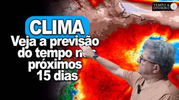 Veja a previsão do tempo com chuvas e temperaturas no Brasil nos próximos dias, com R. Coutinho