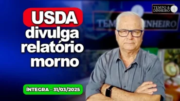 USDA divulga relatório morno. Dólar em dia de queda. Frente fria chega com chuva e frio no Sul