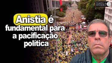 Anistia é fundamental para pacificação política, afirma Paulo Junqueira, que esteve na av. Paulista