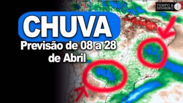 Chuvas previstas para  regiões Centro-Oeste, Sudeste e Sul e melhor condições do milho 2ª safra