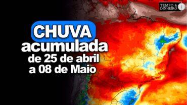Previsão do tempo com boas chuvas sobre o Brasil e queda nas temperaturas, informa Ronaldo Coutinho