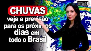 Chuva, muita chuva no litoral do Sudeste! Veja a previsão para os próximos dias em todo o Brasil