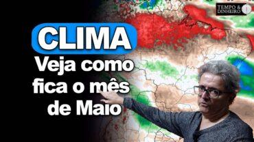 Chuvas e frio a partir de maio no Sul e Sudeste. Chuvas melhoram no Nordeste  informa R.Coutinho