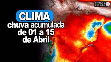 Primeira quinzena de Abril com boas chuvas, frio e até temperaturas negativas, informa Coutinho