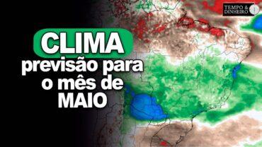 Chuva e frio em parte do Centro Sul com risco de geadas. Maio será mais seco, informa R. Coutinho