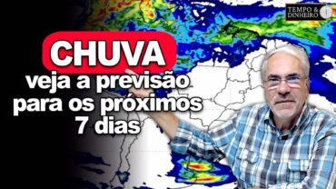 Chuvas na região Centro-Norte e NE. Tempo firme no Sul e parte do Sudeste