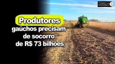Produtores gaúchos precisam de socorro de R$ 73 bi. Ajuda vai chegar? Estamos ladeira abaixo