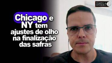 Chicago e NY tem ajustes de olho na finalização das safras, informa Maurício Bellinelo