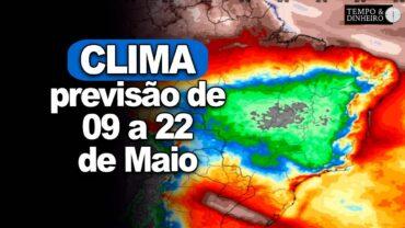 Chuva, muita chuva no RS! Brasil central com período normal de tempo seco, informa Ronaldo Coutinho