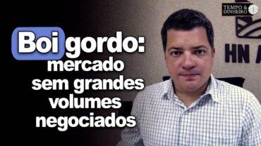 Boi gordo: mercado segue testado sem grandes volumes negociados, informa Hyberville Neto