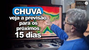 Previsão: estiagem no Brasil Central e Sudeste. Chuvas na próxima semana no Sul, informa R.Coutinho