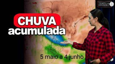 Previsão com chuvas no RS, Norte e faixa Leste do Nordeste. Sudeste e Centro-Oeste com tempo firme