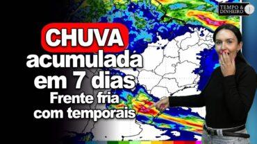 Previsão do tempo com chuva pesada no Sul do RS, Norte e parte do Nordeste tem pancadas isoladas