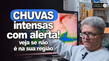 Previsão do tempo indica chuvas intensas no Sul e temperaturas negativas. Brasil Central tempo firme
