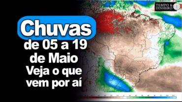 Previsão do tempo com alerta de chuva volumosa no RS e Norte do País. Tempo firme no Sudeste