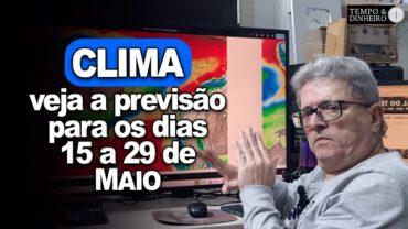 Chuvas devem aparecer no Sul. Norte e NE com chuvas pesadas. Frio no centro-Sul, informa R. Coutinho