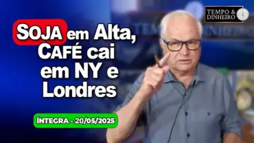 Soja em alta com dólar e chuvas na Argentina. Café cai em NY e Londres. Chuvas intensas voltam ao RS