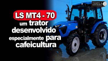 LS Tractor tem um trator desenvolvido especialmente para cafeicultura