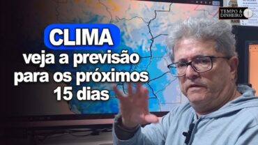 Chuvas intensas e temperaturas próximas de zero. Veja como fica a previsão do tempo com R. Coutinho