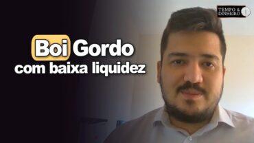 Boi gordo com movimentação mais calma e baixa liquidez, informa Luis Gustavo Sussumo